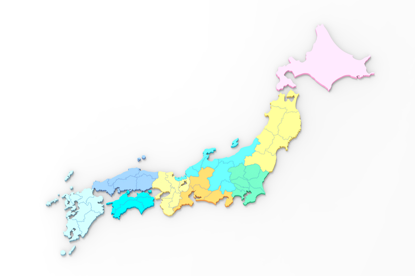 日本全国の地図